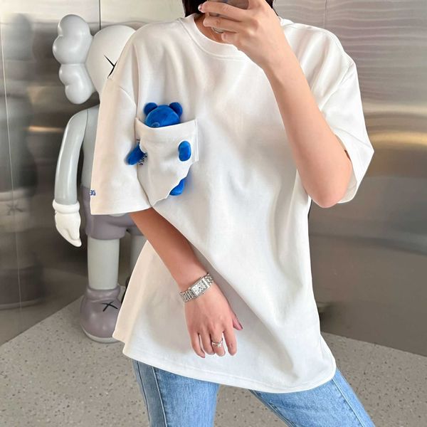 designer women's t-shirt ader pocket bear short sleeve 2022 spring and summer new men's and womens tshirts tide brand irregular lo, White
designer women's t-shirt ader pocket bear short sleeve 2022 spring and summer new men's and womens tshirts tide brand irregular lo, White