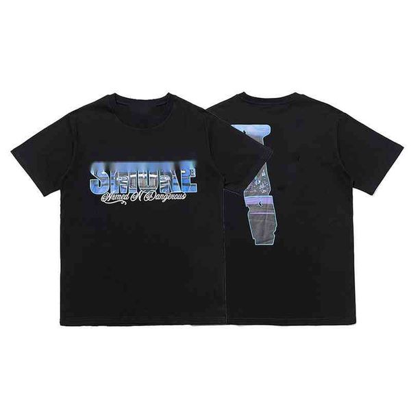 designer t shirt tide brand v 22 lone sweatshirt american hip-hop loose oversize short-sleeved t-shirt classic big v print men and women sum, White;black 
designer t shirt tide brand v 22 lone sweatshirt american hip-hop loose oversize short-sleeved t-shirt classic big v print men and women sum, White;black