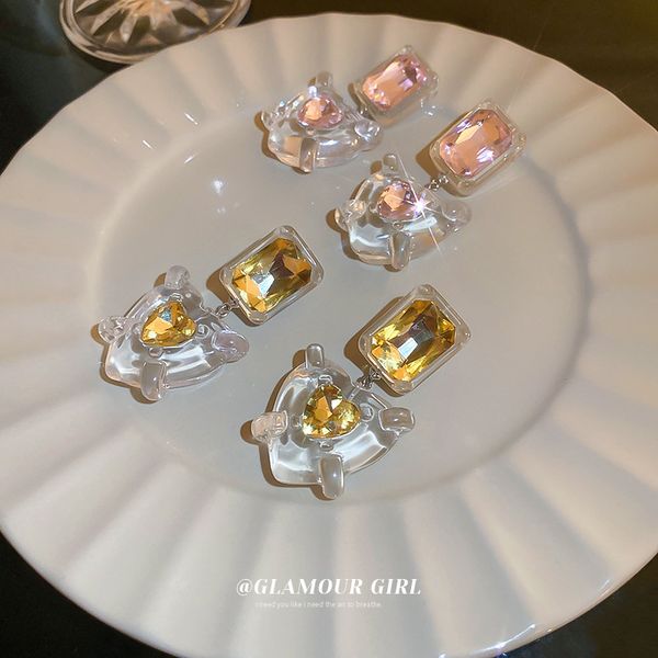 silver stud rhinestone-encrusted love acrylic earrings korean fresh girl cute sweet earrings eardrop special-interest, Golden
silver stud rhinestone-encrusted love acrylic earrings korean fresh girl cute sweet earrings eardrop special-interest, Golden