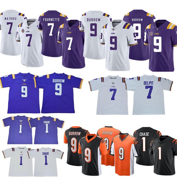 ncaa lsu tigers jersey joe burrow burreaux jamarr chase odell beckham jr. leonard fournette tyrann mathieu patrick peterson grant delpit col, Black
ncaa lsu tigers jersey joe burrow burreaux jamarr chase odell beckham jr. leonard fournette tyrann mathieu patrick peterson grant delpit col, Black