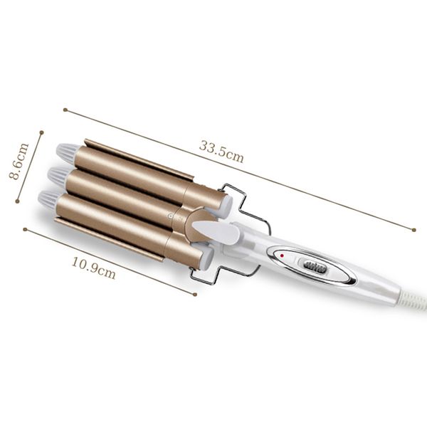 professional curling iron hair waver styler ceramic triple barrel hair curler electric irons curling tongs crimping hair iron pe
professional curling iron hair waver styler ceramic triple barrel hair curler electric irons curling tongs crimping hair iron pe