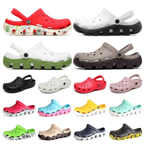 men clogs sandals women slides beach waterproof shoes triple black white red pink green yellow mens womens classic soft summer slippers
men clogs sandals women slides beach waterproof shoes triple black white red pink green yellow mens womens classic soft summer slippers