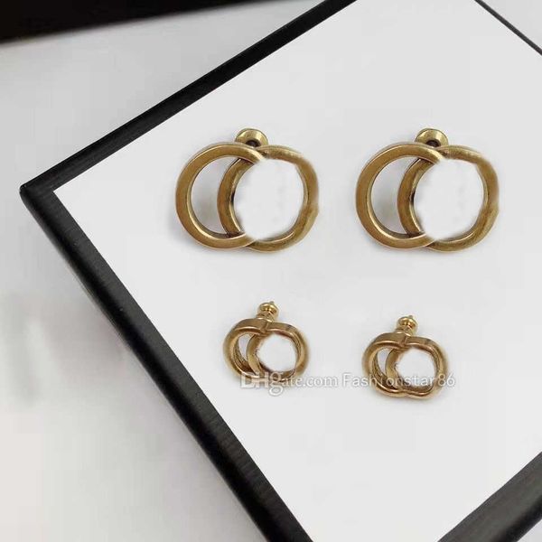 gold-plated designer earrings men and women stud letter classic double g fashion style jewelry design retro women's birthday, Golden;silver
gold-plated designer earrings men and women stud letter classic double g fashion style jewelry design retro women's birthday, Golden;silver