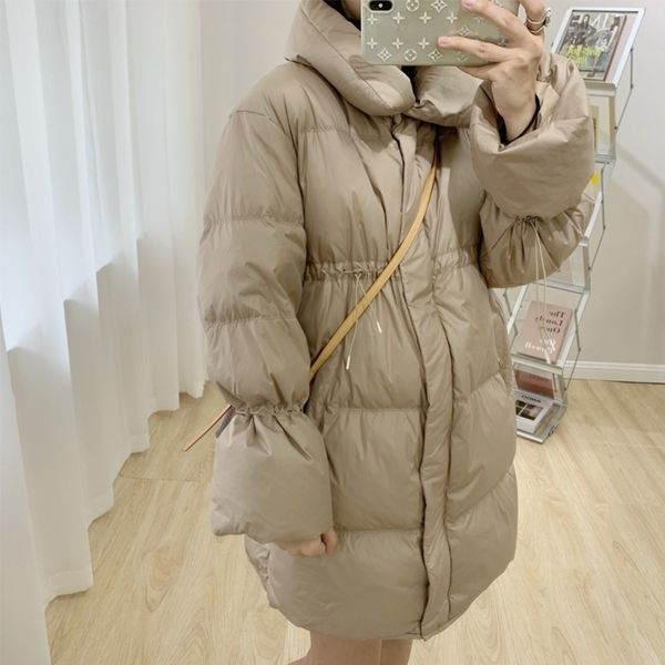 winter women 90% white duck down jacket stand collar coat puffer jacket female long down parkas warm windproof outwear y201026, Black
winter women 90% white duck down jacket stand collar coat puffer jacket female long down parkas warm windproof outwear y201026, Black