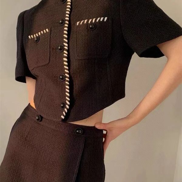 women's knits & tees 2022 early spring ych xiaoxiangfeng temperament celebrity woolen short sleeved jacket women's tweed slim blou, White
women's knits & tees 2022 early spring ych xiaoxiangfeng temperament celebrity woolen short sleeved jacket women's tweed slim blou, White