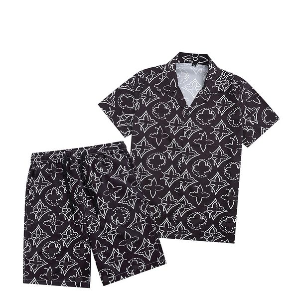 tracksuit summer men hawaiian sets printing short sleeve button shirt beach shorts two set streetwear casual holiday men's 2 piece suit, Gray
tracksuit summer men hawaiian sets printing short sleeve button shirt beach shorts two set streetwear casual holiday men's 2 piece suit, Gray