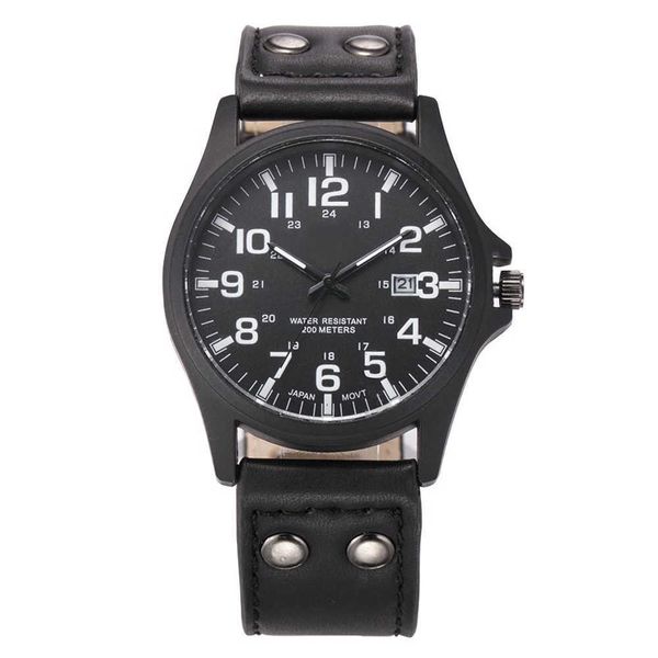 2022 vintage classic watch men watches stainless steel waterproof date leather strap sport quartz army o reloj, Slivery;brown
2022 vintage classic watch men watches stainless steel waterproof date leather strap sport quartz army o reloj, Slivery;brown