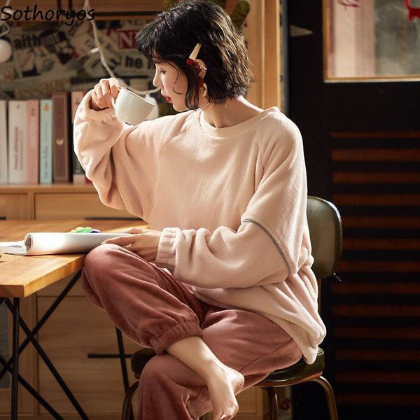 women's pyjama sets coral fleece loose lounge comfort nightwear winter plus velvet long sleeves pajamas sweet soft outfit 2 pieces l220, Black;red
women's pyjama sets coral fleece loose lounge comfort nightwear winter plus velvet long sleeves pajamas sweet soft outfit 2 pieces l220, Black;red