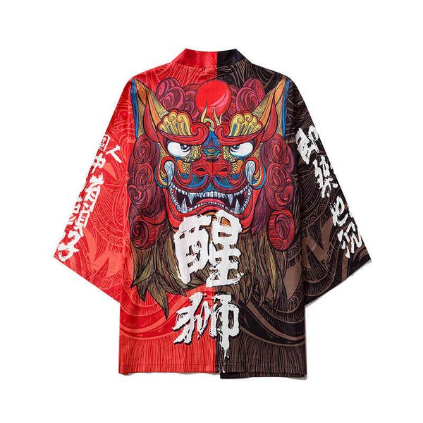 men's casual shirts chinese style lion 7 4 sleeve hanfu daopao ss summer ins trend couple vacation shirt coat ouu2, White;black
men's casual shirts chinese style lion 7 4 sleeve hanfu daopao ss summer ins trend couple vacation shirt coat ouu2, White;black