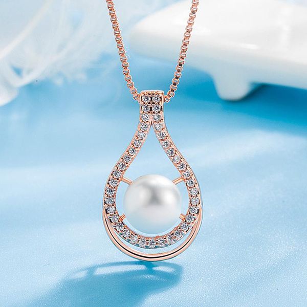 chains trendy pearl 5a zircon diamonds gemstones water drop pendant necklaces for women 18k rose gold filled jewelry choker party gift, Silver
chains trendy pearl 5a zircon diamonds gemstones water drop pendant necklaces for women 18k rose gold filled jewelry choker party gift, Silver