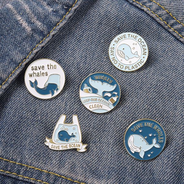 alloy letters round brooch cute whale shape backpack sweater collar pins save the ocean protecting clothes badges european plastic bag brooc, Gray
alloy letters round brooch cute whale shape backpack sweater collar pins save the ocean protecting clothes badges european plastic bag brooc, Gray