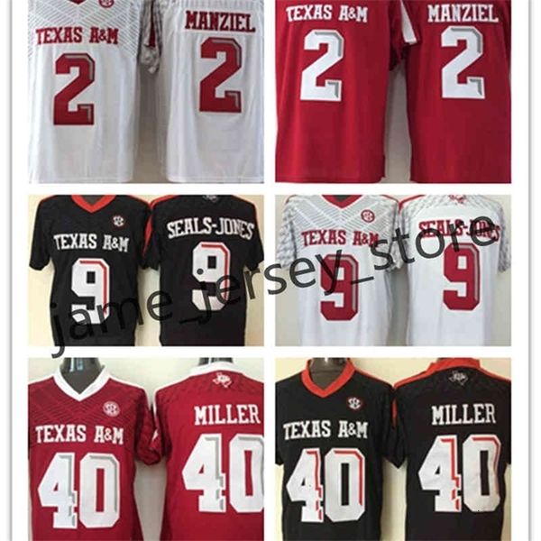 c202 college custom texas a&m aggies football jersey 2 johnny manziel 9 ricky seals-jones 40 von millre, Black
c202 college custom texas a&m aggies football jersey 2 johnny manziel 9 ricky seals-jones 40 von millre, Black
