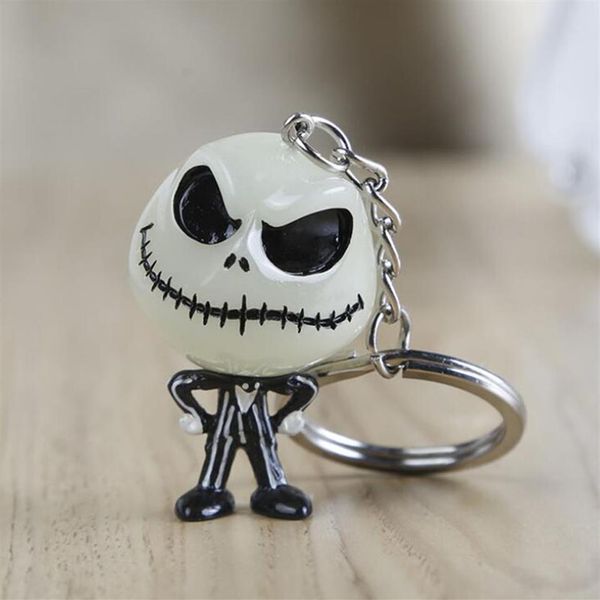 the nightmare before christmas keychain jack skellington key ring hanger mask the head glowed in dark figure toy key chain273p, Silver
the nightmare before christmas keychain jack skellington key ring hanger mask the head glowed in dark figure toy key chain273p, Silver