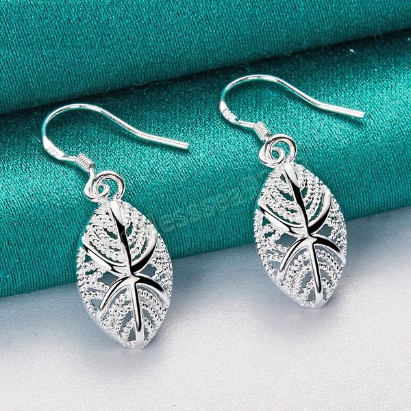 925 sterling silver leaves dangle earrings for women lady wedding engagement party fashion jewelry
925 sterling silver leaves dangle earrings for women lady wedding engagement party fashion jewelry