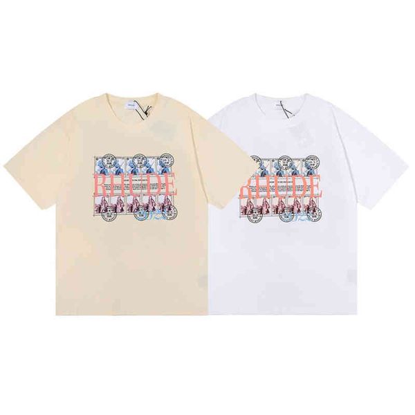 american tide brand 2022 new men's t shirt rhude stamp clock coconut tree oil painting print t-shirt fashion short sleeve tee, White;black
american tide brand 2022 new men's t shirt rhude stamp clock coconut tree oil painting print t-shirt fashion short sleeve tee, White;black