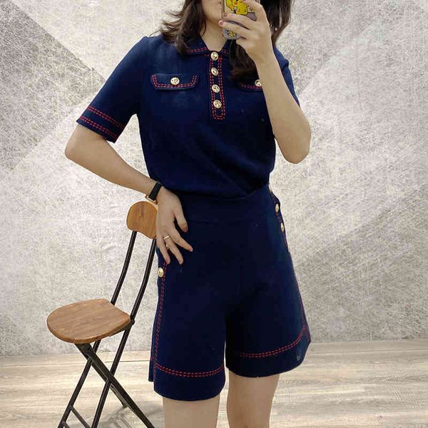 two piece dress s home spring and summer bright line color contrast small fragrance polo collar knitted short sleeved shirt pants fashion su, White
two piece dress s home spring and summer bright line color contrast small fragrance polo collar knitted short sleeved shirt pants fashion su, White