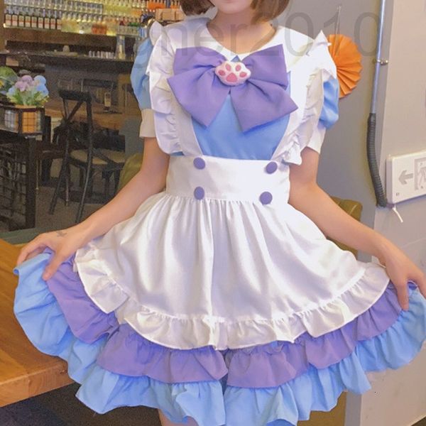 two piece dress designer s-4xl large maid super cute big bow lolita women's man pink and blue skirt hxzd, White
two piece dress designer s-4xl large maid super cute big bow lolita women's man pink and blue skirt hxzd, White