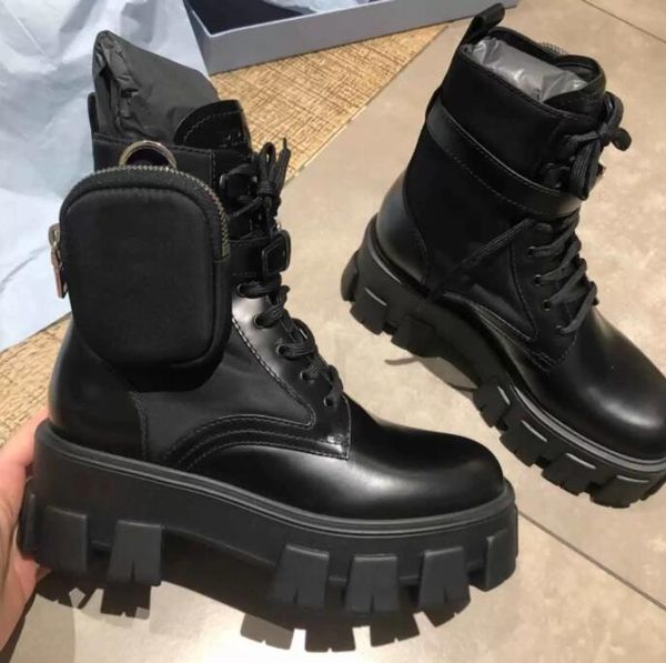 f/w monolith ankle boot brushed leather nylon women's combat boots chunky lug sole rain footwear lady martin motorcycle booty, Black
f/w monolith ankle boot brushed leather nylon women's combat boots chunky lug sole rain footwear lady martin motorcycle booty, Black