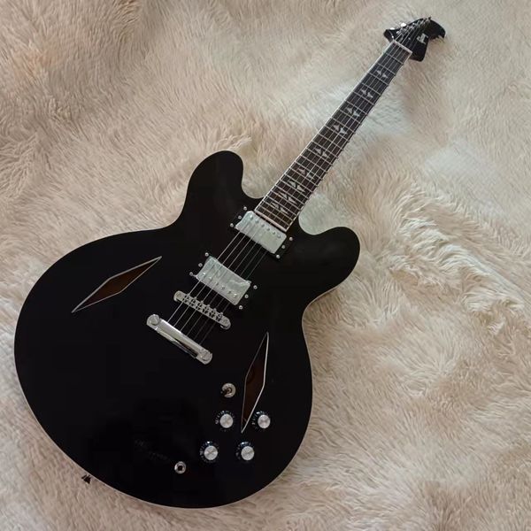 semi-hollow body electric guitar jazz guitar black light 335