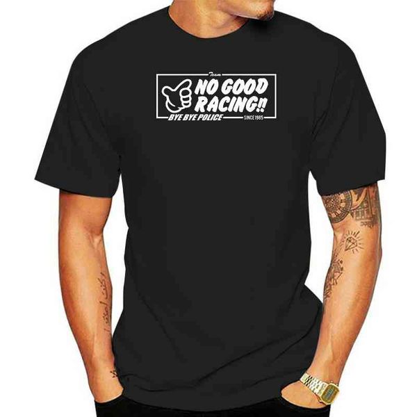 no good racing 68 men women t shirt, White;black 
no good racing 68 men women t shirt, White;black