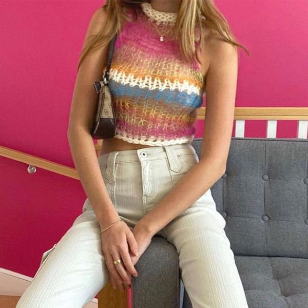 women's vests summer y2k knitted vest for women patchwork crop o neck sleeveless soft girls tank party club camis aesthetic knitwea, Black;white
women's vests summer y2k knitted vest for women patchwork crop o neck sleeveless soft girls tank party club camis aesthetic knitwea, Black;white