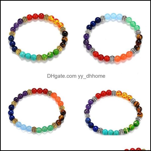 beaded strands bracelets jewelry women 8mm amethyst agate tiger stone beads bracelet rainbow power stones 7 chakra bangle for men drop deli, Black
beaded strands bracelets jewelry women 8mm amethyst agate tiger stone beads bracelet rainbow power stones 7 chakra bangle for men drop deli, Black