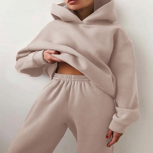 women tracksuits two pieces sets female hoodie jackets pants with side for lady slim jumpers woman tracksuit autunmn spring outwears, Black
women tracksuits two pieces sets female hoodie jackets pants with side for lady slim jumpers woman tracksuit autunmn spring outwears, Black