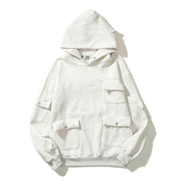 retro multi-pockets pullover casual fleece hoodies men and women harajuku streetwear loose oversized hooded sweatshirts t220726, Black
retro multi-pockets pullover casual fleece hoodies men and women harajuku streetwear loose oversized hooded sweatshirts t220726, Black