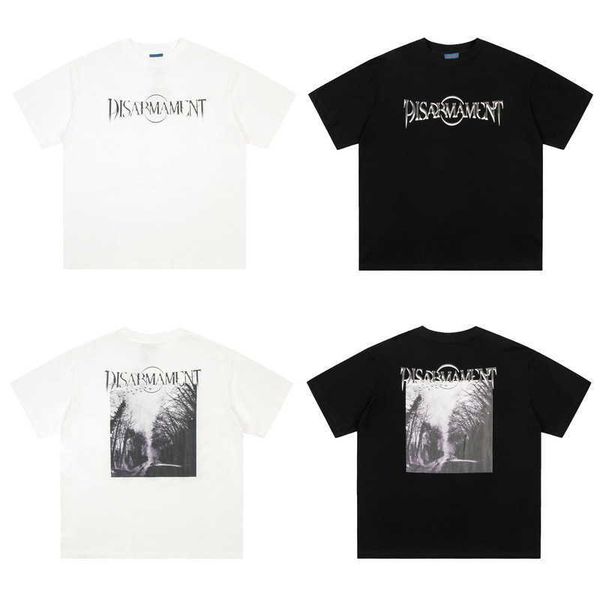 high american 2022 street summer landscape painting dark printing men's and women's loose casual short sleeved t-shirt, White;black
high american 2022 street summer landscape painting dark printing men's and women's loose casual short sleeved t-shirt, White;black