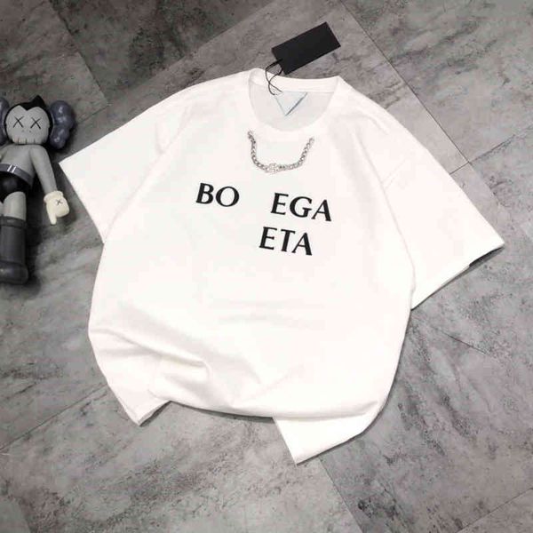 women's t-shirt spring and summer fashion br b men's women's same couple's cotton round neck printed t-shirt simple loos, White
women's t-shirt spring and summer fashion br b men's women's same couple's cotton round neck printed t-shirt simple loos, White