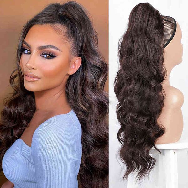 nxy wigs new drawstring big wave ponytail braid 24inch chemical fiber high temperature silk xuchang 220527, Black
nxy wigs new drawstring big wave ponytail braid 24inch chemical fiber high temperature silk xuchang 220527, Black