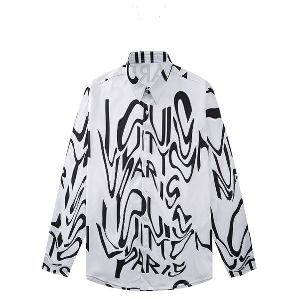 men's shirts business casual luxury fashion long sleeve shirts men flower printing designer single breasted buttons blouses autumn, White;black
men's shirts business casual luxury fashion long sleeve shirts men flower printing designer single breasted buttons blouses autumn, White;black