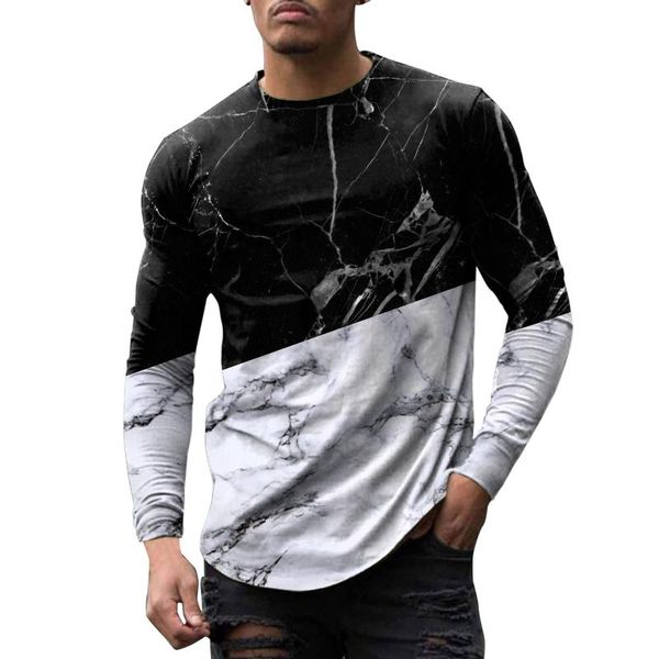 men's t-shirts men's tee spring splicing printed long sleeve t-shirt round neck casual harajuku mens clothing camisetas hombre, White;black
men's t-shirts men's tee spring splicing printed long sleeve t-shirt round neck casual harajuku mens clothing camisetas hombre, White;black