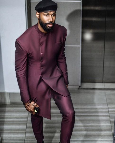 burgundy stand collar 2022 wedding tuxedos groomsman attire groom wear prom dinner party terno masculino 2 piece set suits, Black;gray
burgundy stand collar 2022 wedding tuxedos groomsman attire groom wear prom dinner party terno masculino 2 piece set suits, Black;gray