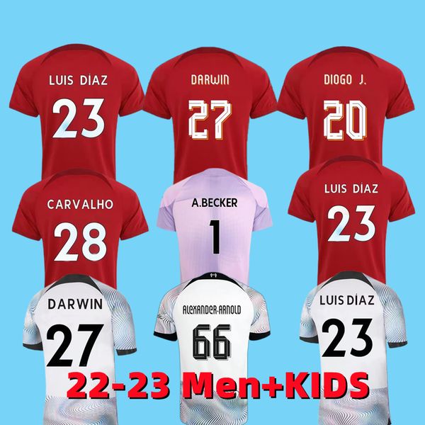 22 23 season home away 3rd darwin soccer jerseys 2022 2023 mohamed diogo luis diaz alexander arnold football kit shirts men kids uniform s-, Black;yellow
22 23 season home away 3rd darwin soccer jerseys 2022 2023 mohamed diogo luis diaz alexander arnold football kit shirts men kids uniform s-, Black;yellow