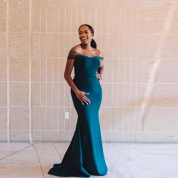 teal mermaid bridesmaid dresses off shoulder sweep train pleats wedding guest party gowns maid of honor dress cheap, White;pink
teal mermaid bridesmaid dresses off shoulder sweep train pleats wedding guest party gowns maid of honor dress cheap, White;pink