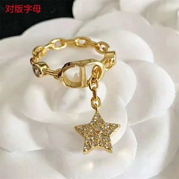 60% jewelry online high version letter tassel diamond star female light luxury fashion ring, Silver
60% jewelry online high version letter tassel diamond star female light luxury fashion ring, Silver