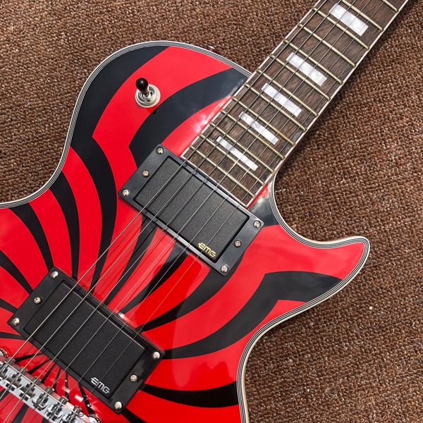 electric guitar,g-zakk wylde bullseye,new arrival cherry sunburst windmill painting,chrome hardware
electric guitar,g-zakk wylde bullseye,new arrival cherry sunburst windmill painting,chrome hardware