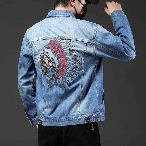 men's jackets men's slim fit denim jacket style embroidery indian long sleeve fashion 9n7k, Black;brown
men's jackets men's slim fit denim jacket style embroidery indian long sleeve fashion 9n7k, Black;brown
