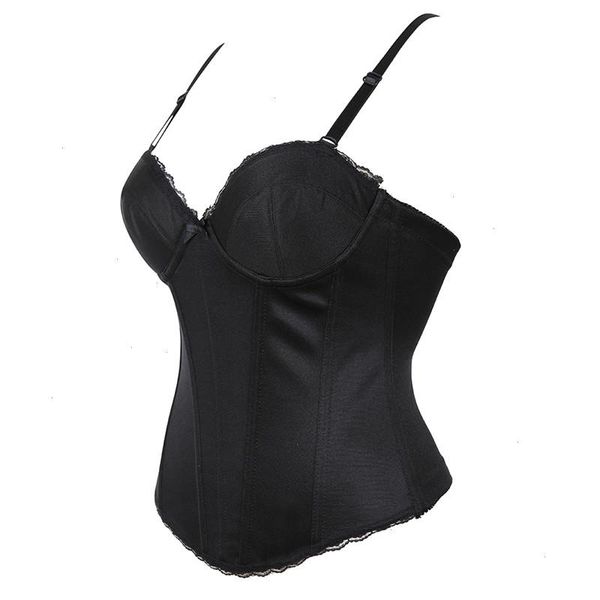 adjustable straps women lingerie cotton corset with sponge half cup push up bodice small bust design bustiers, Black;white
adjustable straps women lingerie cotton corset with sponge half cup push up bodice small bust design bustiers, Black;white