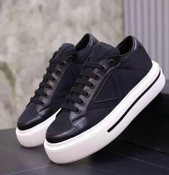 nylon & leather gabardine sneakers shoes men triangles rubber platform sole trainers lace up skateboard comfort jogging walking, Black
nylon & leather gabardine sneakers shoes men triangles rubber platform sole trainers lace up skateboard comfort jogging walking, Black