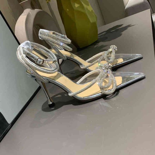 crystal-embellished bow double pvc pumps shoes 90mm spool heels sandals women luxurys designers dress shoe evening ankle ju2f, Black
crystal-embellished bow double pvc pumps shoes 90mm spool heels sandals women luxurys designers dress shoe evening ankle ju2f, Black