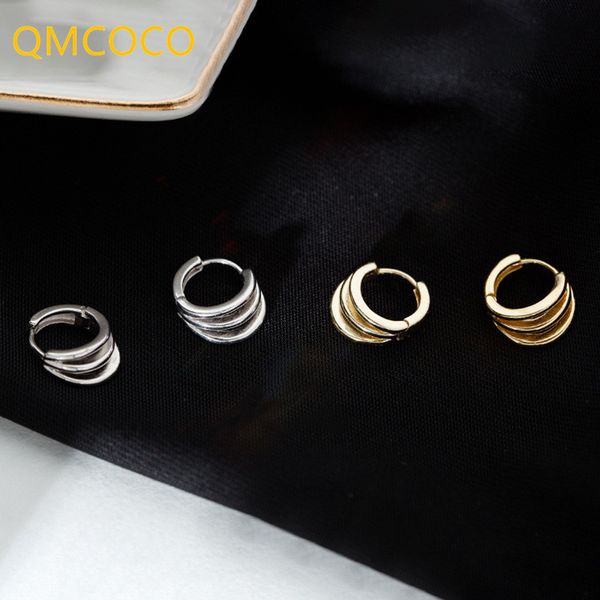 qmcoco silver color personality three layer geometry twist hoop punk earrings woman girl birthday party fine jewelry accessories 220716, Golden;silver
qmcoco silver color personality three layer geometry twist hoop punk earrings woman girl birthday party fine jewelry accessories 220716, Golden;silver