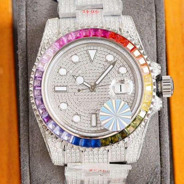diamond watch automatic mechanical mens watches waterproof bracelet business wristwatches stainless steel 41mm montre de luxe gift, Slivery;brown
diamond watch automatic mechanical mens watches waterproof bracelet business wristwatches stainless steel 41mm montre de luxe gift, Slivery;brown