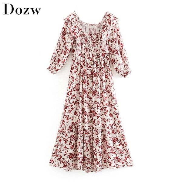 floral print elegant dress women ruffles half sleeve vintage pleated dress square neck holiday beach dress female ropa mujer 210414, Black;gray
floral print elegant dress women ruffles half sleeve vintage pleated dress square neck holiday beach dress female ropa mujer 210414, Black;gray