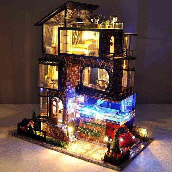 diy dollhouse cabin tb21 impression manhattan large hand-assembled european villa model house building birthday gift aa220325
diy dollhouse cabin tb21 impression manhattan large hand-assembled european villa model house building birthday gift aa220325