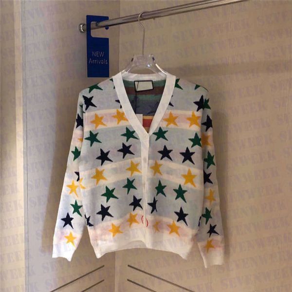 jacquard knitted sweater designer womens coats women cardigan clothing fashion v neck sweatshirt, White;black
jacquard knitted sweater designer womens coats women cardigan clothing fashion v neck sweatshirt, White;black