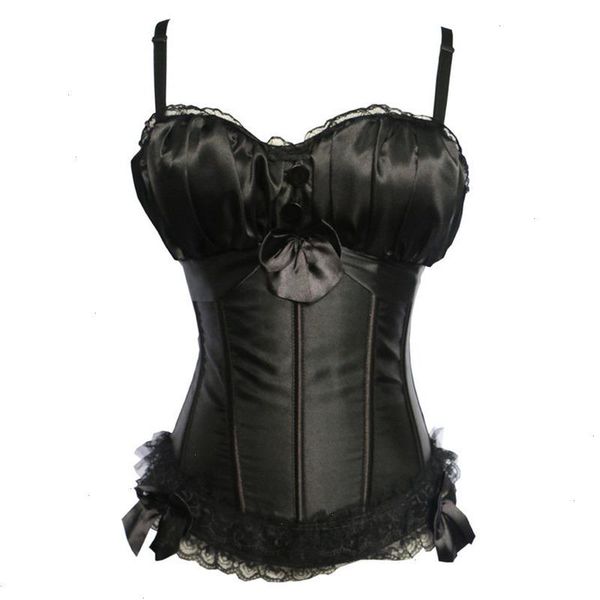 black corset burlesque shaper bustiers vintage costumes floral lace up strap lingerie for women overbust body shape corsets, Black;white
black corset burlesque shaper bustiers vintage costumes floral lace up strap lingerie for women overbust body shape corsets, Black;white