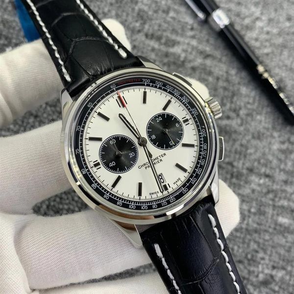 n quality right hand men premier 42mm silver dial rubber belt watch quartz chronograph leather strap floding clasp mens dress on w264b, Slivery;brown
n quality right hand men premier 42mm silver dial rubber belt watch quartz chronograph leather strap floding clasp mens dress on w264b, Slivery;brown