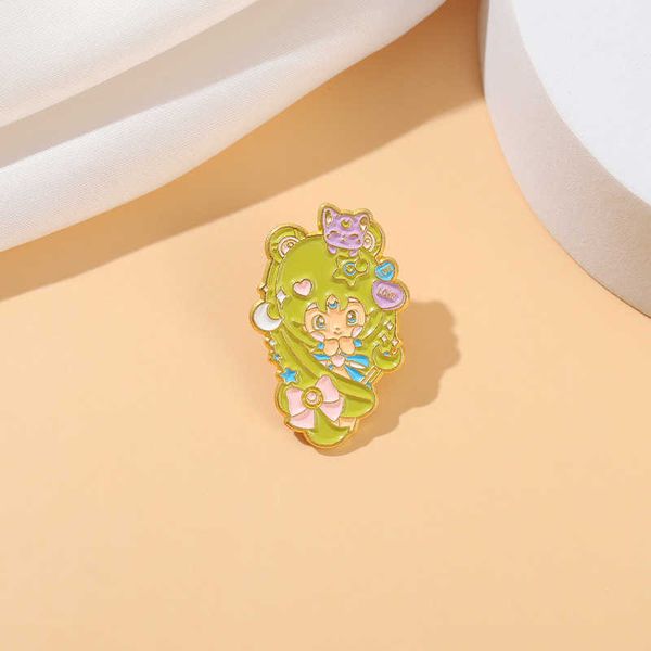 cute pet elf brooch green plant elf metal badge bag button waist pin, Gray
cute pet elf brooch green plant elf metal badge bag button waist pin, Gray